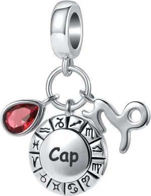 12 Zodiac Sign Aries Birthday Charms for Charm Bracelets 12 Horoscope Constellation Bead