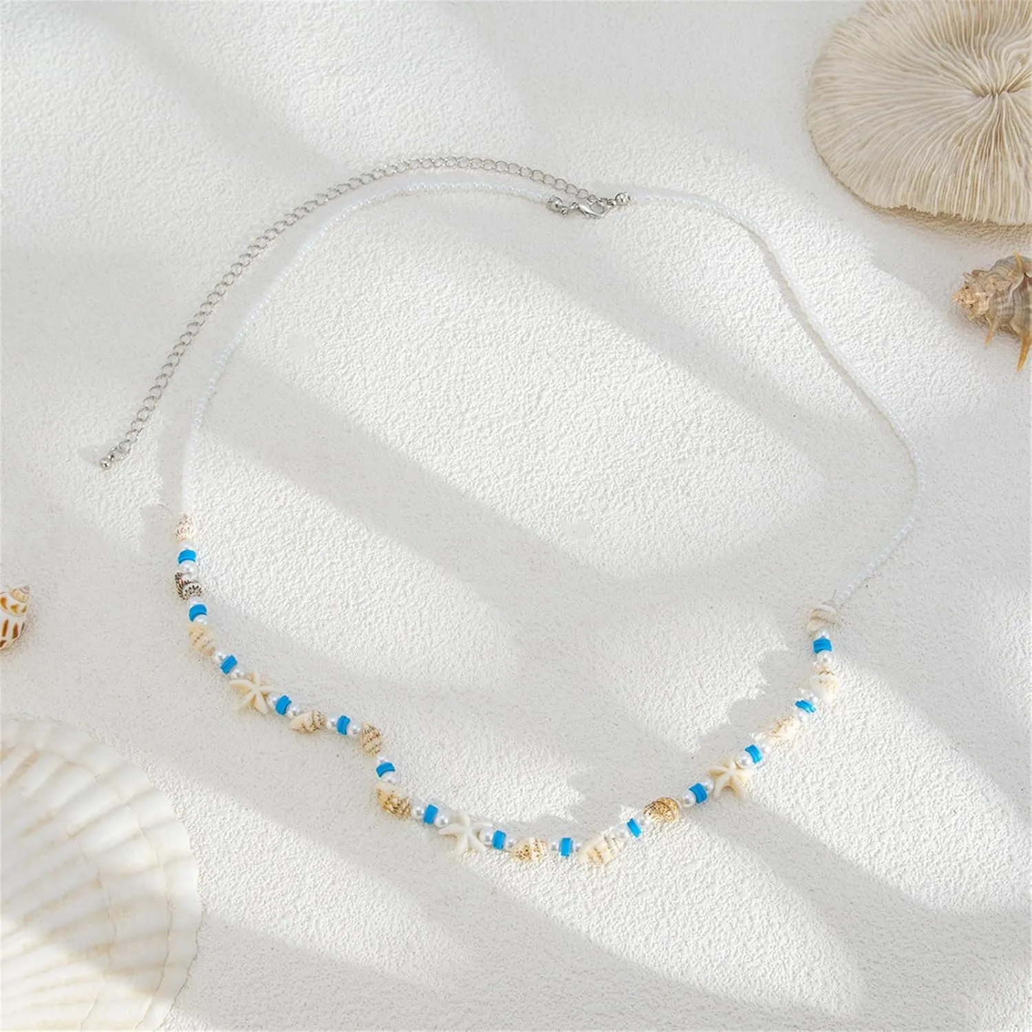 4Pcs Bohemian Belly Chain Set Multilayered Waist Beads with Starfish Charms Adjustable Beach Seashell Body Jewelry Women Summer Bikini Accessories