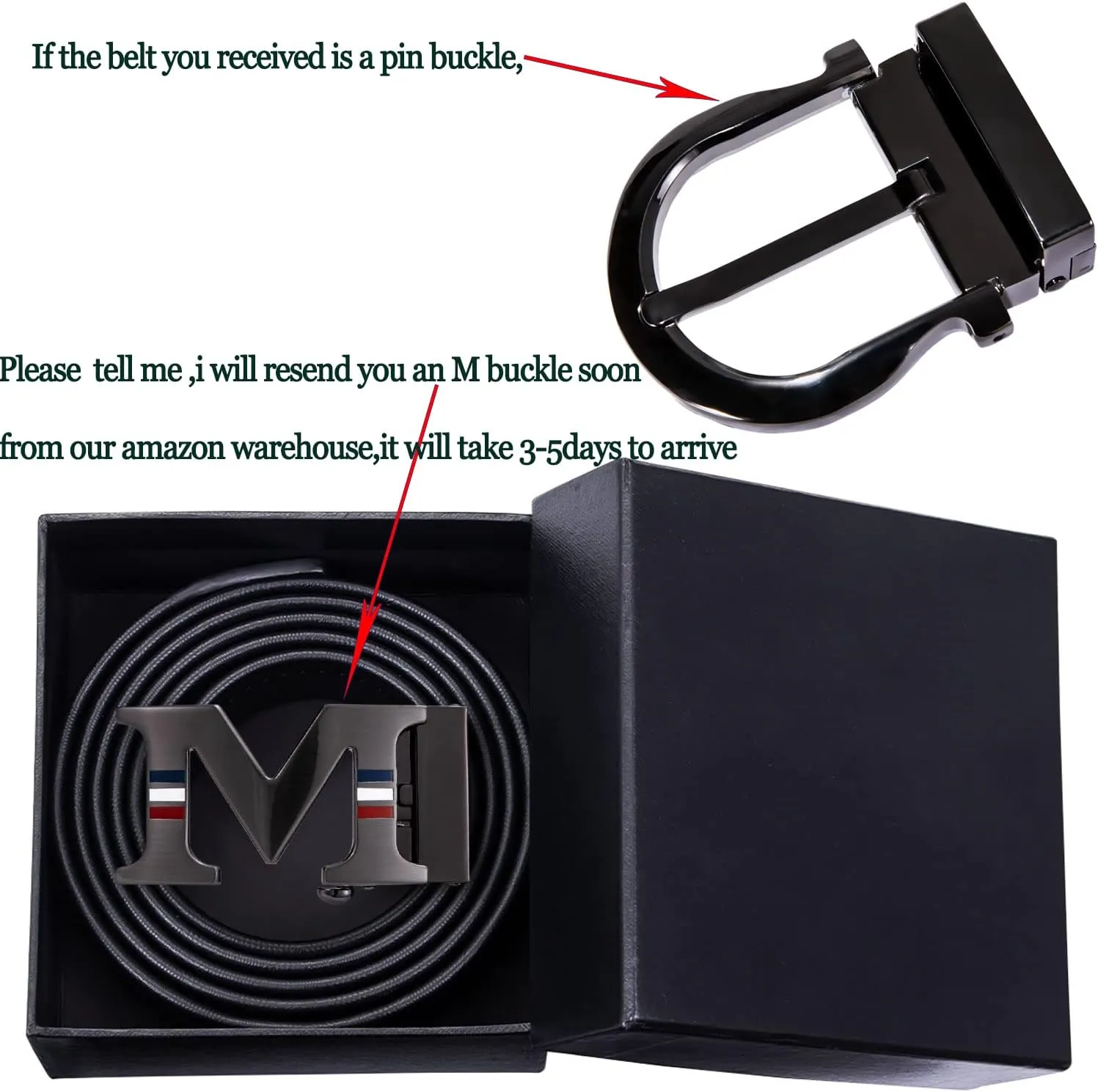 Barry.Wang Black Belt Men Genuine Leather Ratchet Automatic Buckle Belts 1 3/8" Strap Wedding Business Party Trim to Fit