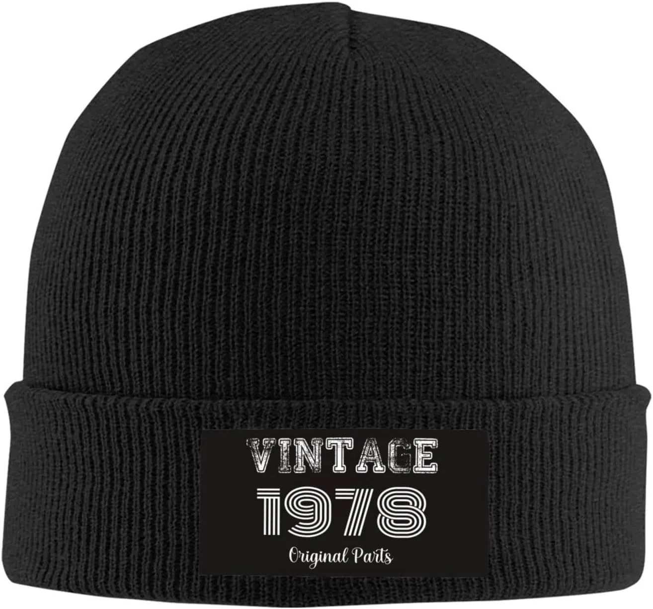 Beanies Men 45th Birthday Gifts Knit Winter Skull Skullies & Beanies Mens Cuffed Hat Vintage 1978 Caps