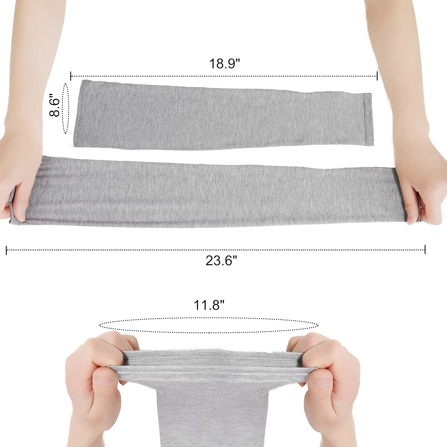 Bellady Women Outdoor Sun Block Soft Long Arm Sleeves Fingerless Gloves