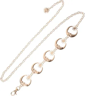 BESPORTBLE Adjustable Metal Waist Belt Women's Fashion Body Chain Belt Chain for Dresses Elegant and Chic