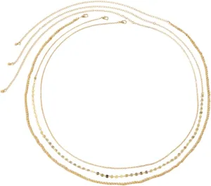 Bikini Body Chain Metal Sequin Waist Belt for Casual to Decorative Jewelry for Women