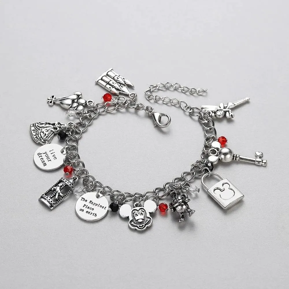 Blingsoul Charm Bracelets for Women - 9.8" Adjustable Silver Bracelets Jewelry Gift Women
