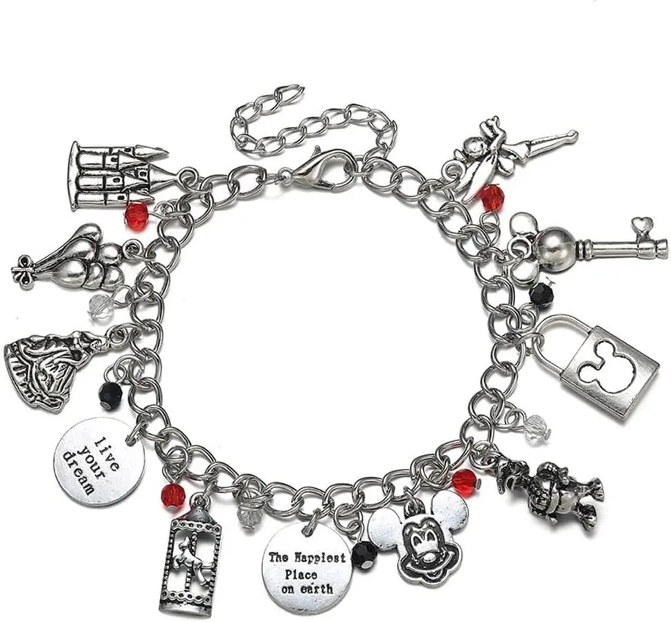 Blingsoul Charm Bracelets for Women - 9.8" Adjustable Silver Bracelets Jewelry Gift Women