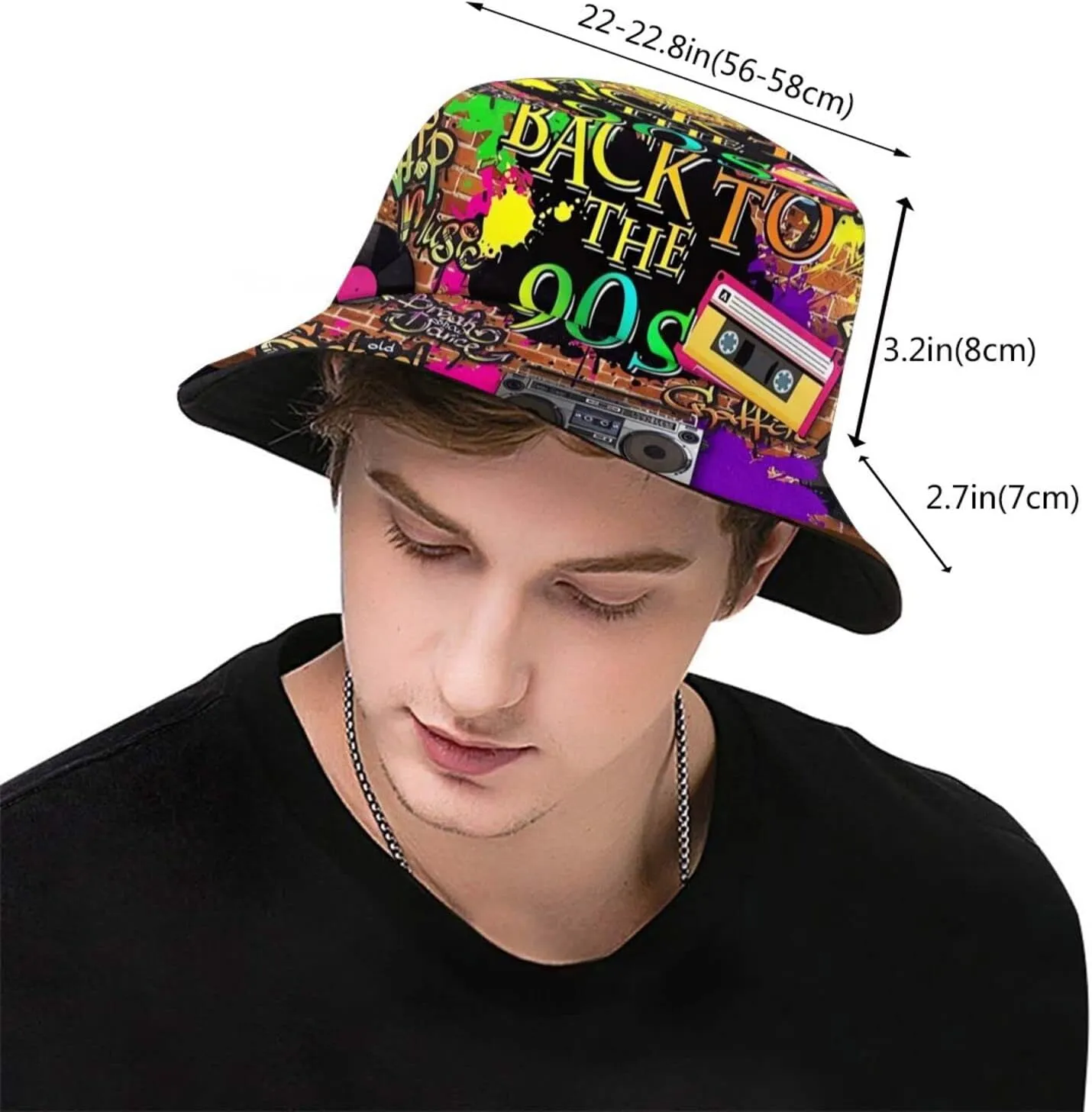 Bucket Hat Funny Duck Fisherman Hat Travel Beach Sun Hat Outdoor Cap for Men Women Adults