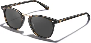 CARFIA Small Face Acetate Polarized Sunglasses for Women UV Protection, Retro Trendy Eyewear Metal Bridge Brow Ladies Sunnies