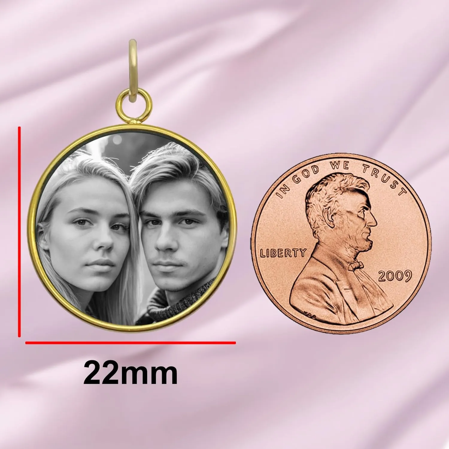 Custom Charm Personalized Laser Engraved Photo Pendant Dangle Bead For European Charm Bracelets