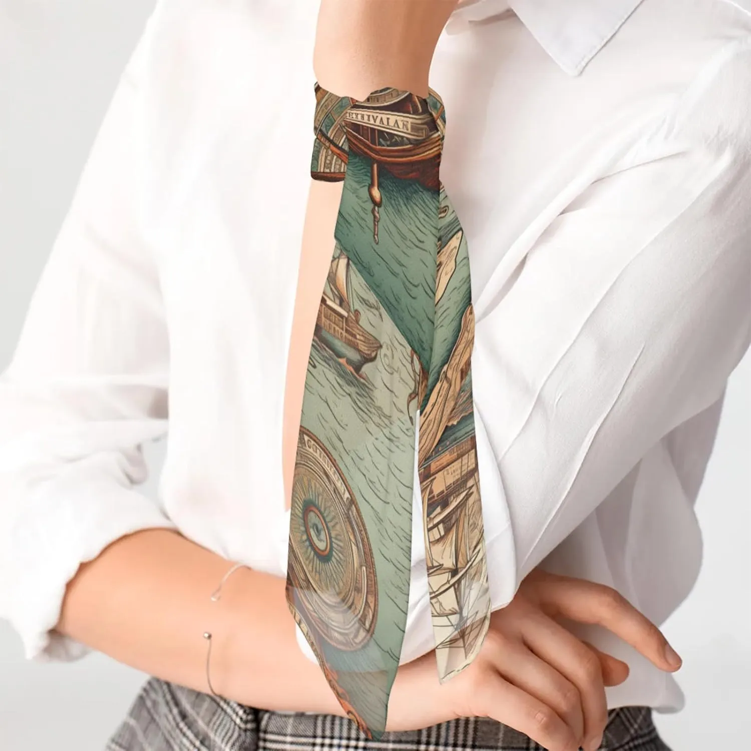 Dandelion Pattern Watercolor Silk Scarf for Women 23.6x23.6" Satin Head Scarf