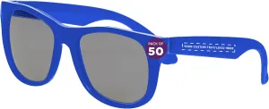 DISCOUNT PROMOS Bulk Sunglasses Pack, Plastic Party Favor Vintage Wayfarer Style for the Beach for Adults