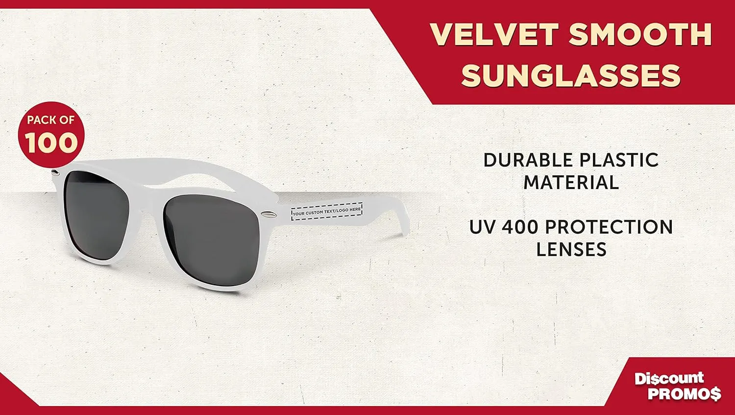 DISCOUNT PROMOS Velvet Smooth Sunglasses
