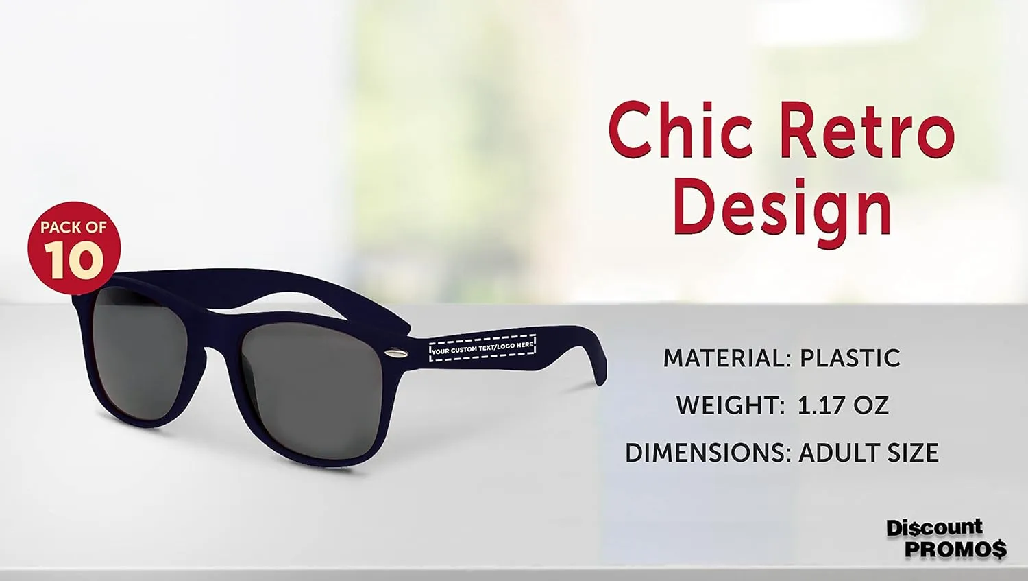 DISCOUNT PROMOS Velvet Smooth Sunglasses