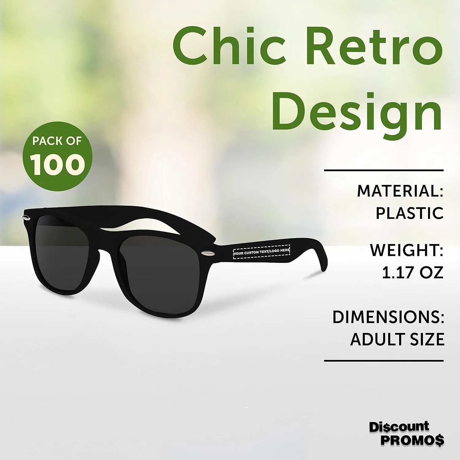 DISCOUNT PROMOS Velvet Smooth Sunglasses