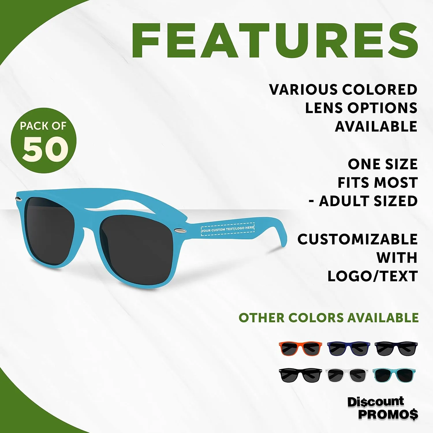 DISCOUNT PROMOS Velvet Smooth Sunglasses
