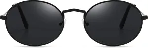 Dollger Oval Sunglasses for Women Vintage Metal Frame Glasses Anti Reflective Retro Eyeglasses Unisex