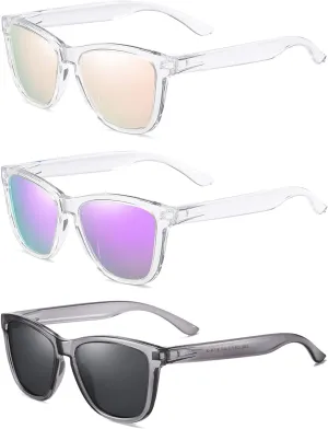 Dollger Polarized Sunglasses for Men Women Retro Classic UV400 Protection Sunglasses