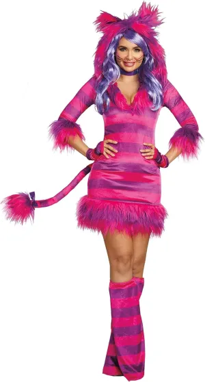 Dreamgirl Adult Wonderland Magic Cat Storybook Costume, Womens Halloween Costume