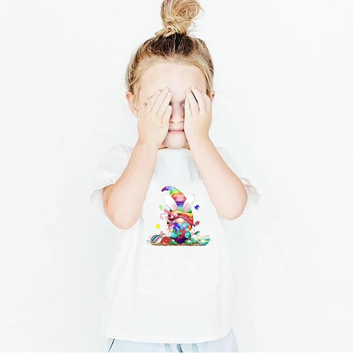 Easter Basket Boys 100 Days of School Shirts for Girls Kids Print Round Neck Short Sleeve TshirtsBoys Easter Shirt