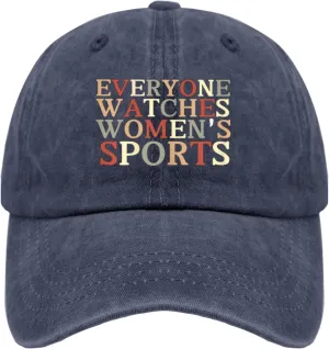 Everyone Watches Women's Sports Hat Women Funny Dad Hat for Womens Ball Cap Plain for Bakers