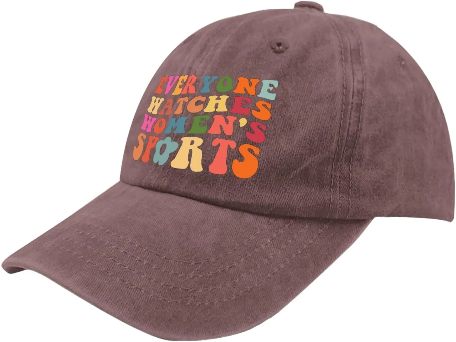 Everyone Watches Women's Sports Hat Womens Cap Pigment Black Men's Hats Gifts for Mom Running Cap