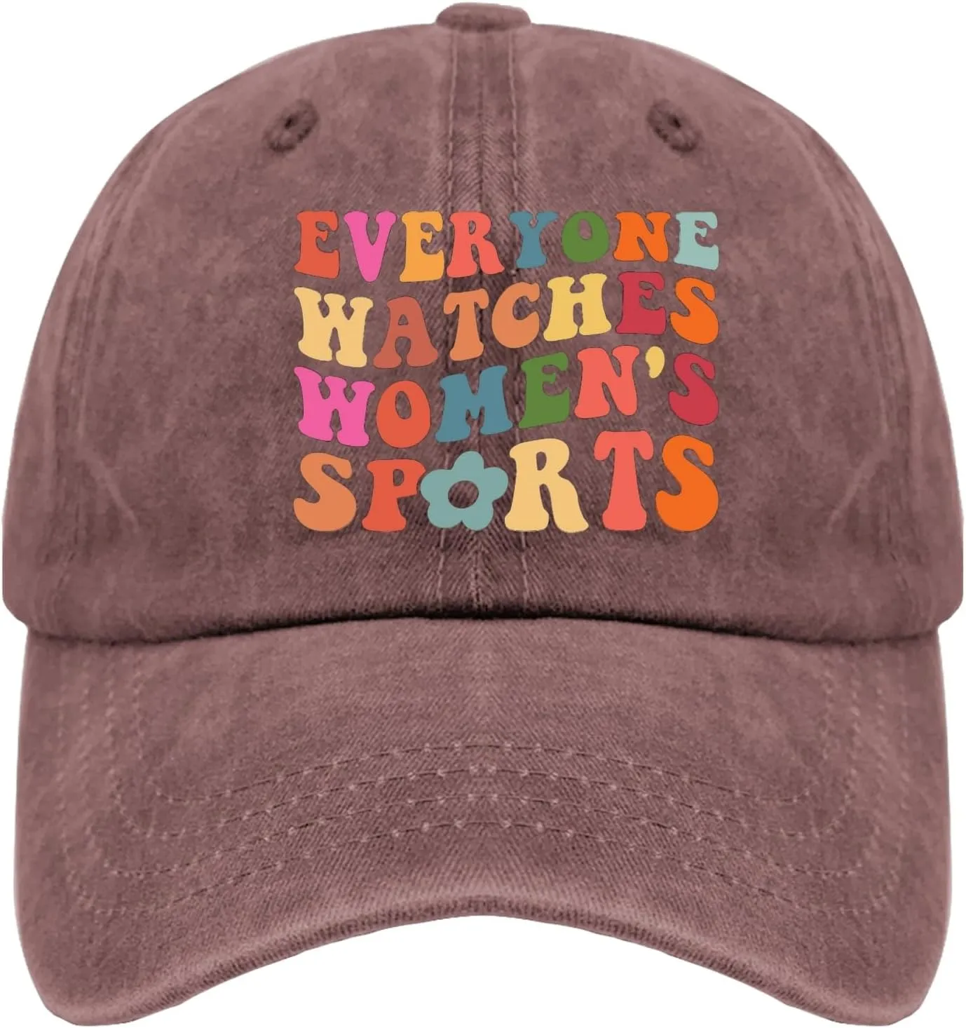 Everyone Watches Women's Sports Hat Womens Cap Pigment Black Men's Hats Gifts for Mom Running Cap
