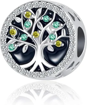 Family Tree of Life Crystal Rhinestone Women's Bead Charms fit ' Charm Bracelets