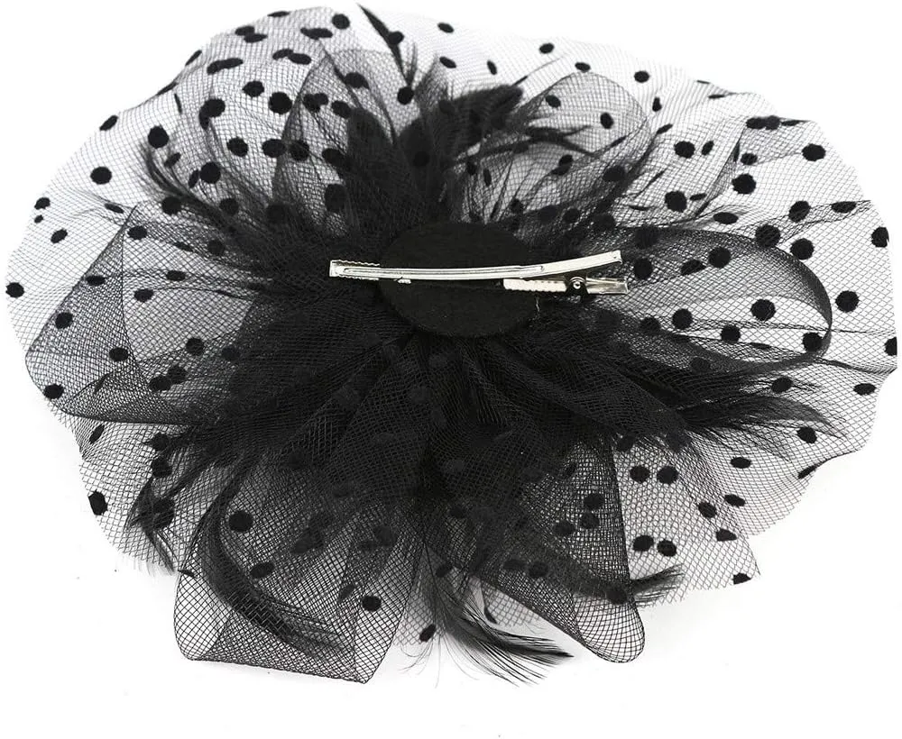 Fascinators Hat for Women Pearl Peacock Feather Hair Band Girls and Women Headband Headband Hat