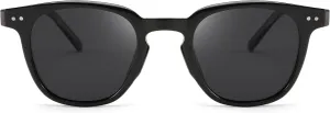 FEISEDY Classic Polarized Sunglasses Retro Round Sunglasses for Women Men Trendy Shades B0002