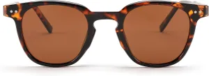 FEISEDY Classic Polarized Sunglasses Retro Round Sunglasses for Women Men Trendy Shades B0002