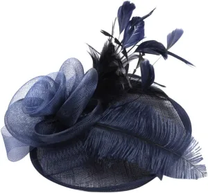Flower Fascinator Church Hat Cocktail Headwear Hair Clip Bridal Wedding Tea Party Hat Vintage Hats for Women