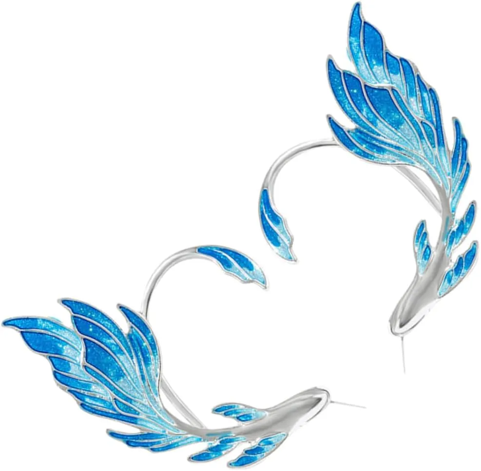 Goldfish Earrings Lightweight Ear Wrap Earring Cuffs for Women Festival Jewelry