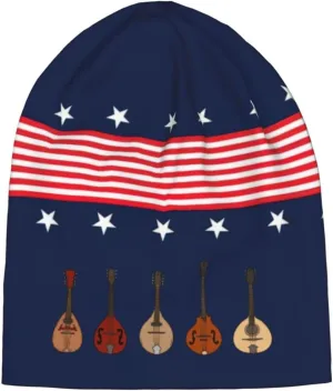 HILLBACK Funny-Mandolin-Musical-Instrument-Gifts Unisex Hedging Cap Beanie Warm Skull Outdoor Sports Watch Hat
