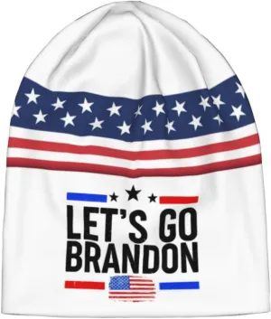 HILLBACK Let's-Go-Brandon-Anti Biden Gifts for Women Men Unisex Hedging Cap Beanie Warm Skull Outdoor Sports Watch Hat