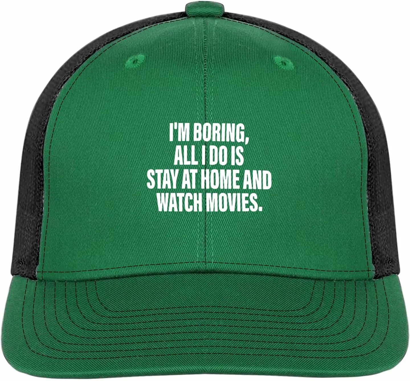 Im Boring All I Do ISS Stay Homes and Watch Movies Sayin Baseball Hat Athletic Hat for Women's Light Weight Cap Sun Hats