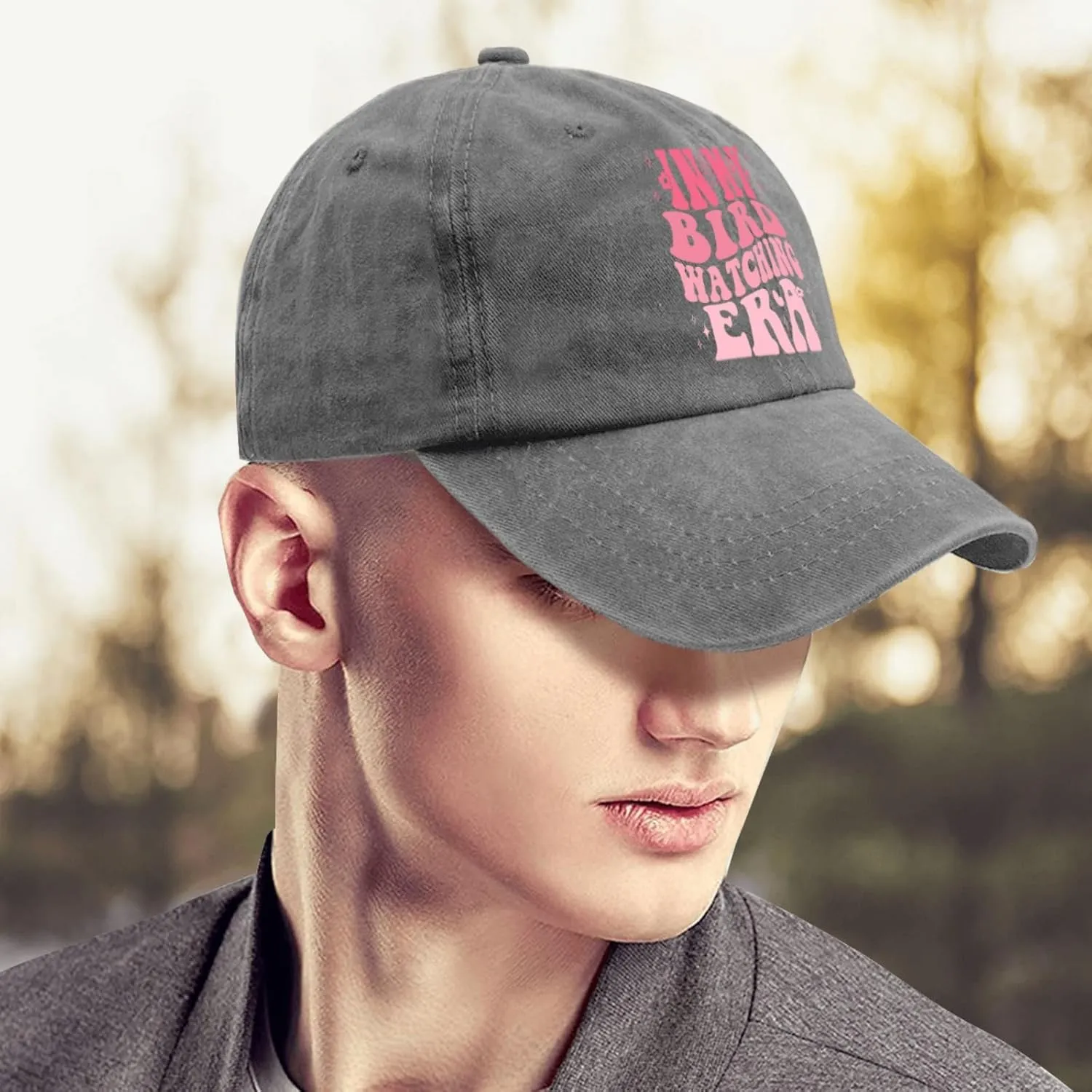 in My Bird Watching Era Running Hats for Women Outdoor Caps for Womens Hiking Caps Trendy Sun Hats
