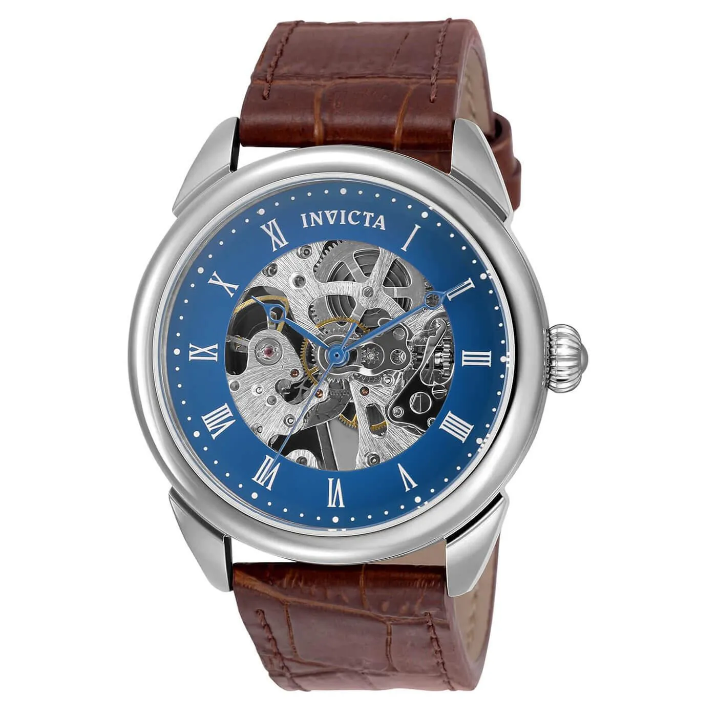 Invicta 30723 Men's Specialty Brown Leather Strap Mechanical Watch