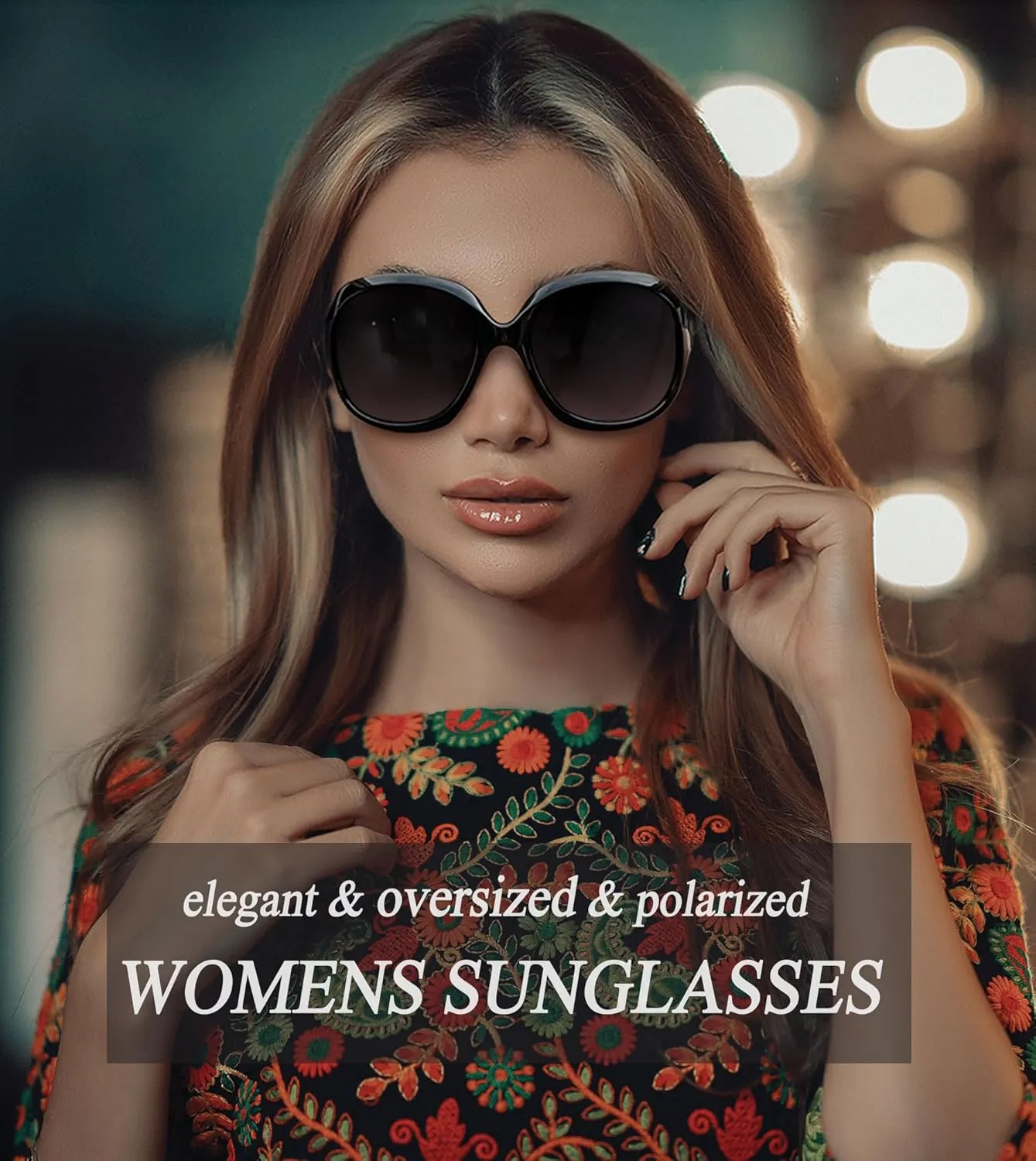 Joopin Oversized Sunglasses Womens Trendy Polarized Large Driving Sun Glasses Ladies UV Protective Big Sunnies Shades