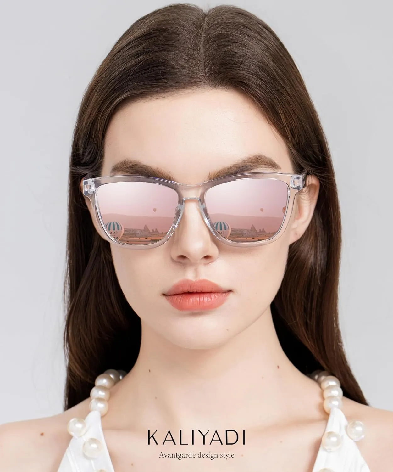 KALIYADI Womens-Sunglasses Polarized Sunglasses-Womens Trendy: Retro Sun Glasses with UV Protection for Travel Driving