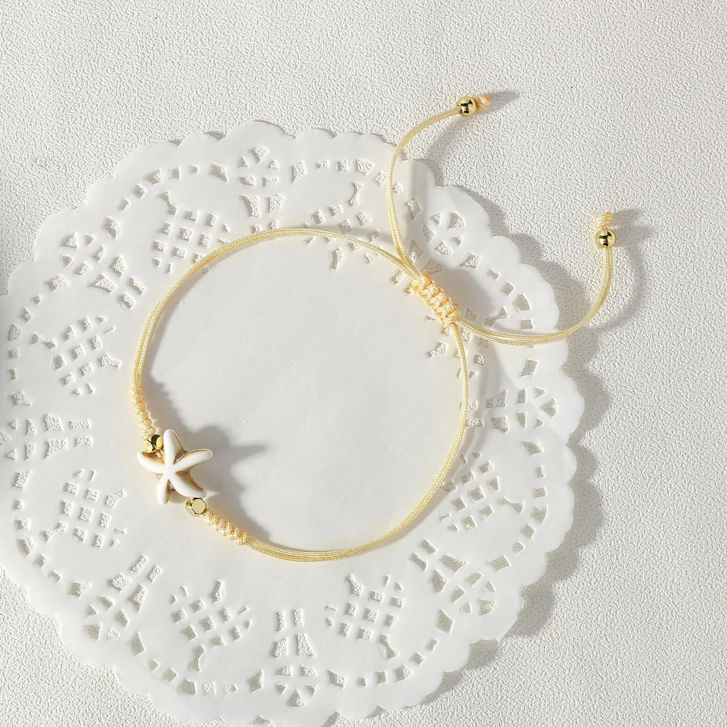 KELITCH Starfish Charm Bracelets Handmade Thin Strings Bracelets Women Fashion Jewelry