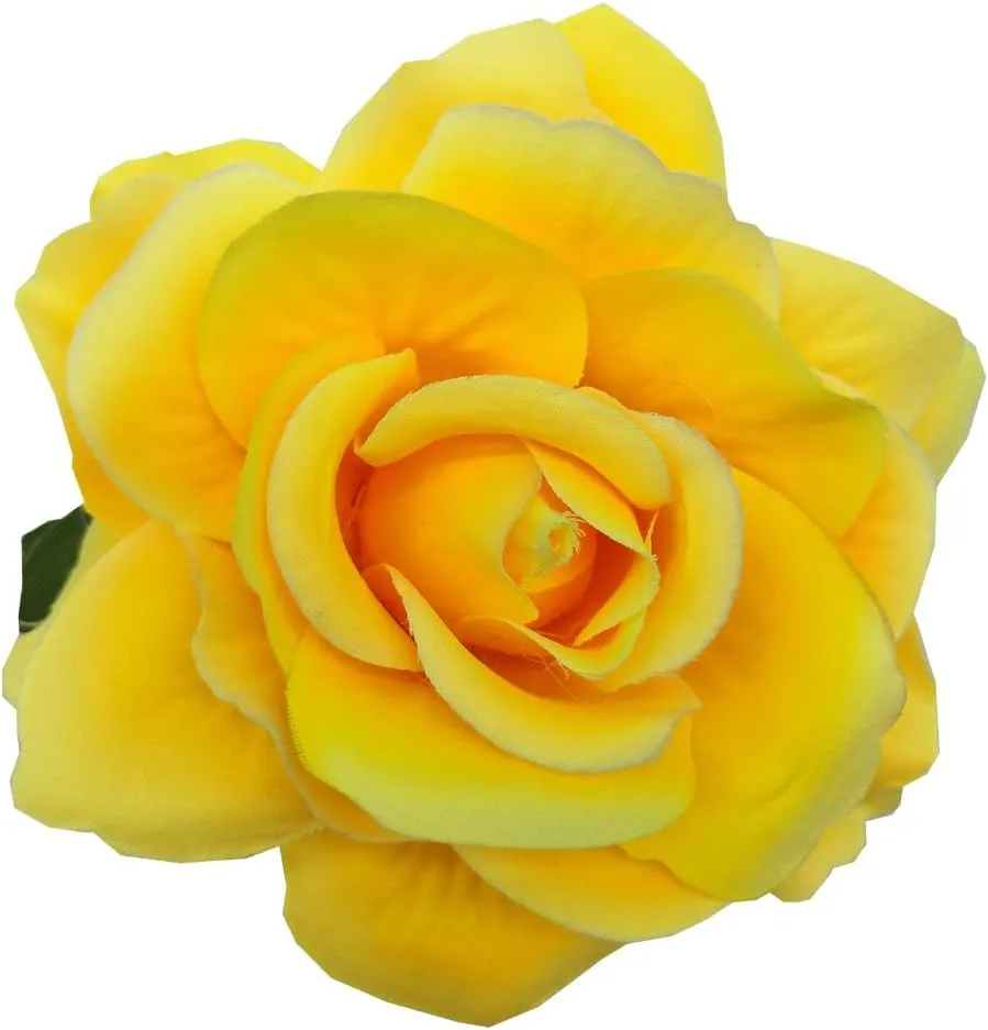 La Homein Sanrich 4pcs/Pack Fabric Rose Hair Flowers Clips Mexican Hair Flowers Hairpin Brooch Headpieces