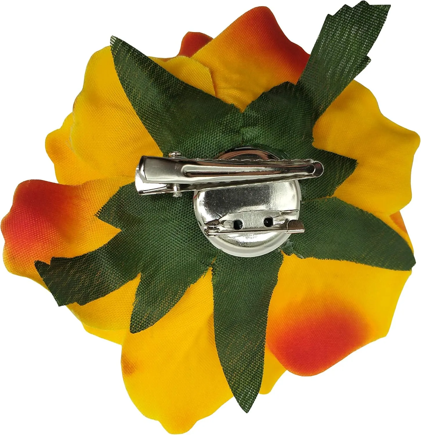 La Homein Sanrich 4pcs/Pack Fabric Rose Hair Flowers Clips Mexican Hair Flowers Hairpin Brooch Headpieces