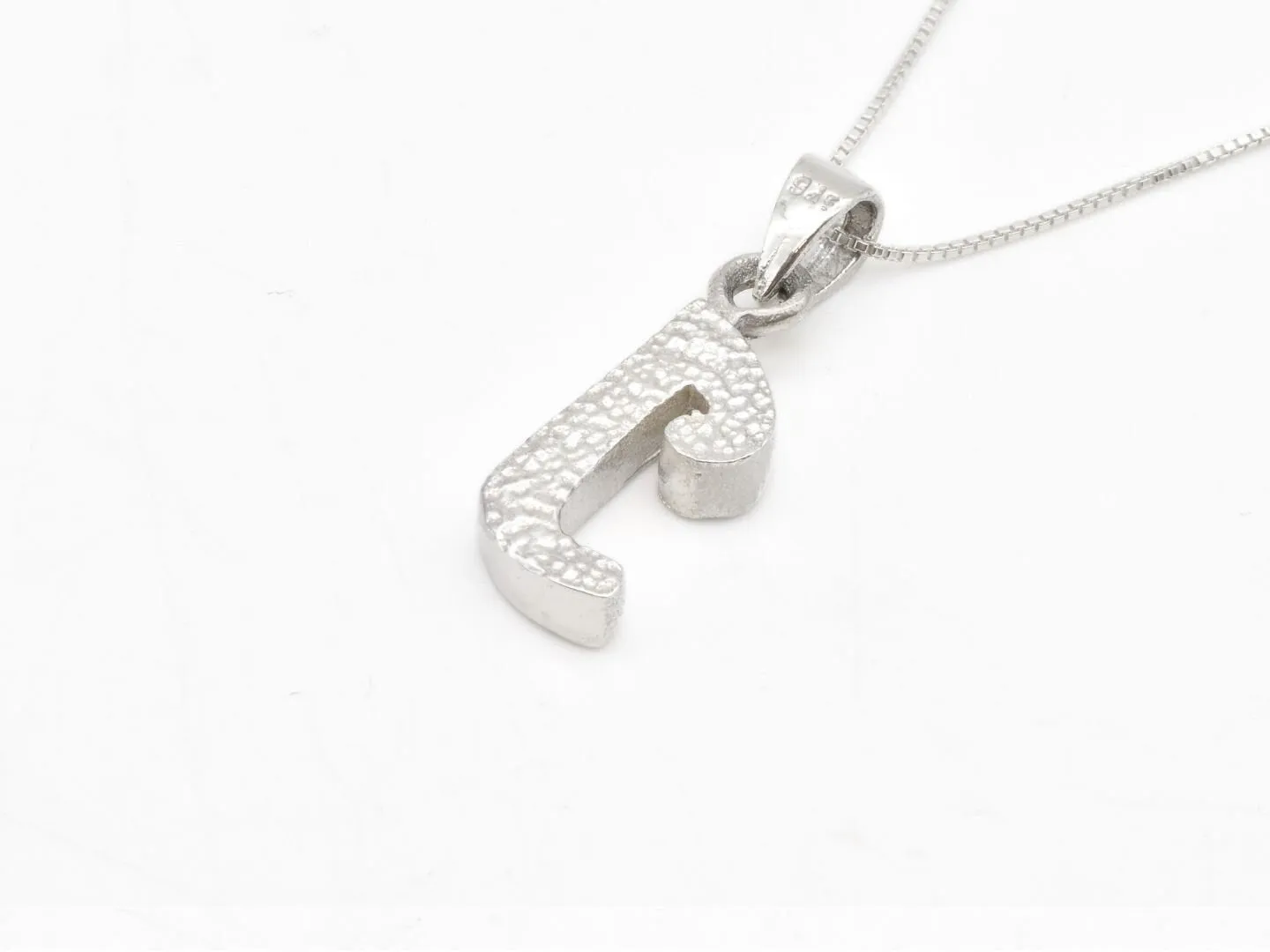 Letter J Pendant - Name Initial Necklace - Personalized Gift