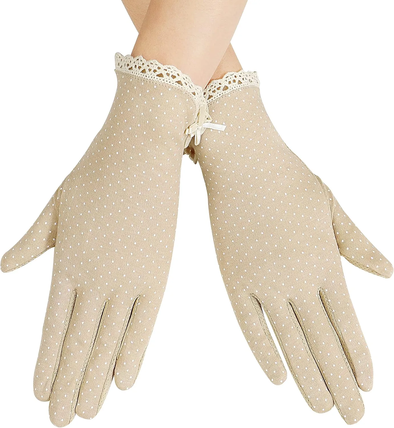 Lovful Summer Women Screentouch Gloves Sun Uv Protection Driving Gloves
