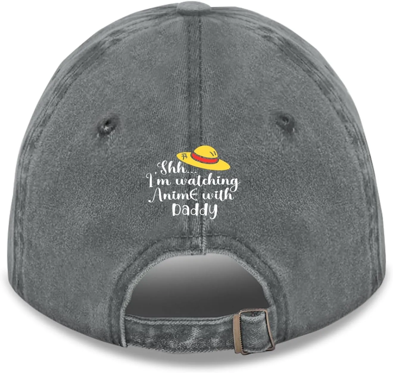Made in US Shh Im Watching Anime with Daddy First Fathers Day Hats for Womens Baseball Caps