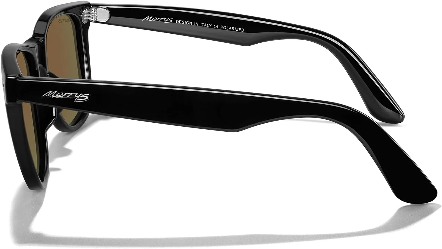 MERRY'S Classic Square Shape Polarized Sunglasses for Womens Mens Retro Designer UV400 Sun Glasses S6140