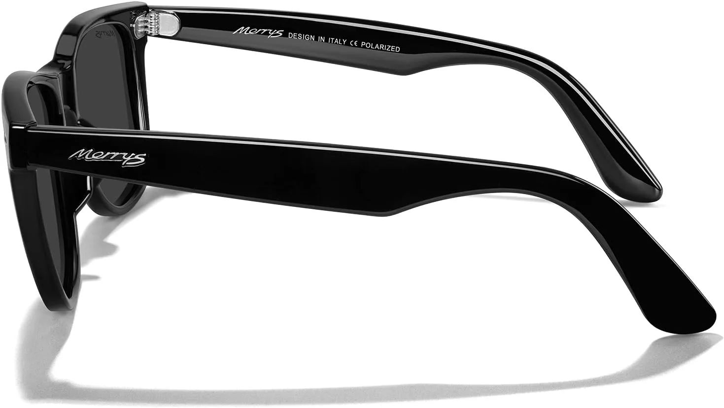 MERRY'S Classic Square Shape Polarized Sunglasses for Womens Mens Retro Designer UV400 Sun Glasses S6140