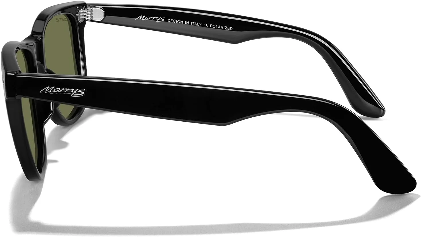 MERRY'S Classic Square Shape Polarized Sunglasses for Womens Mens Retro Designer UV400 Sun Glasses S6140