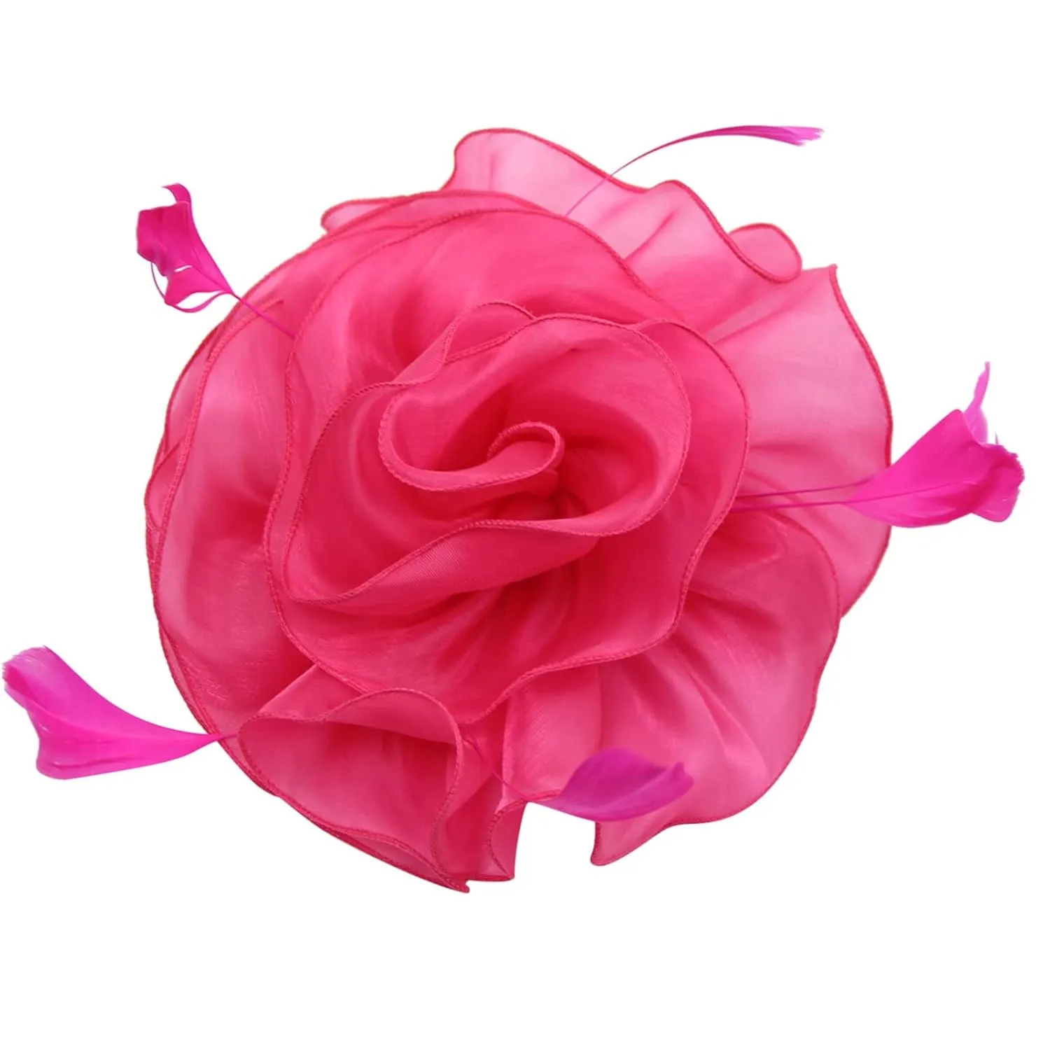 Metal Hair Band Hat For Women Wedding Flower Cocktail Mesh Feathers Hair Clip Tea Party Headband Boxing Hair Band