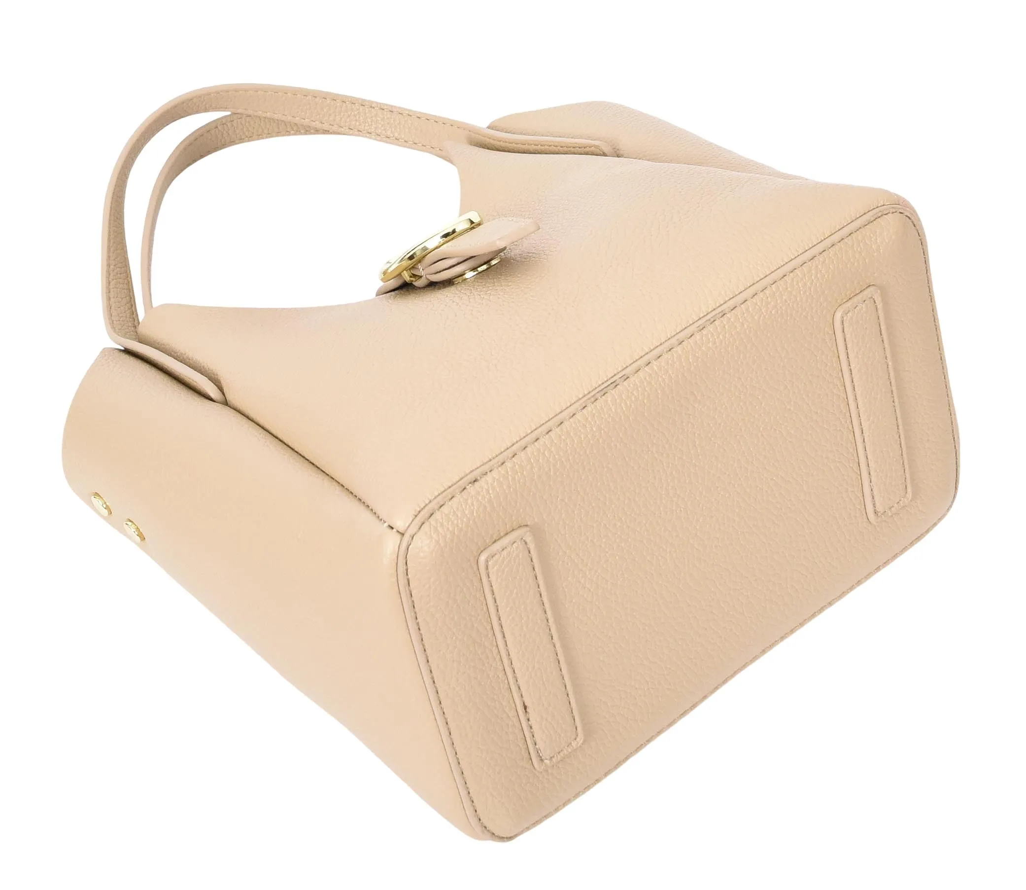Montreal  Women's Small Faux Leather Shoulder Handbag Beige