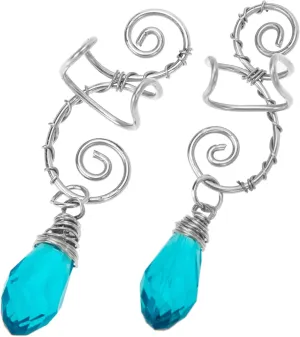 NOLITOY 1 Pair Ear Retro Clip Ear Decoration for Non Pierced Style for Parties Birthdays Weddings and Special Occasions
